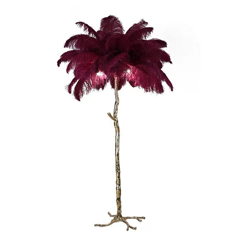 Variant image for Nordic Vloerlamp met Struisvogelveren – LED Staande Lamp voor Sfeervolle Verlichting in Woonkamer of Slaapkamer-22