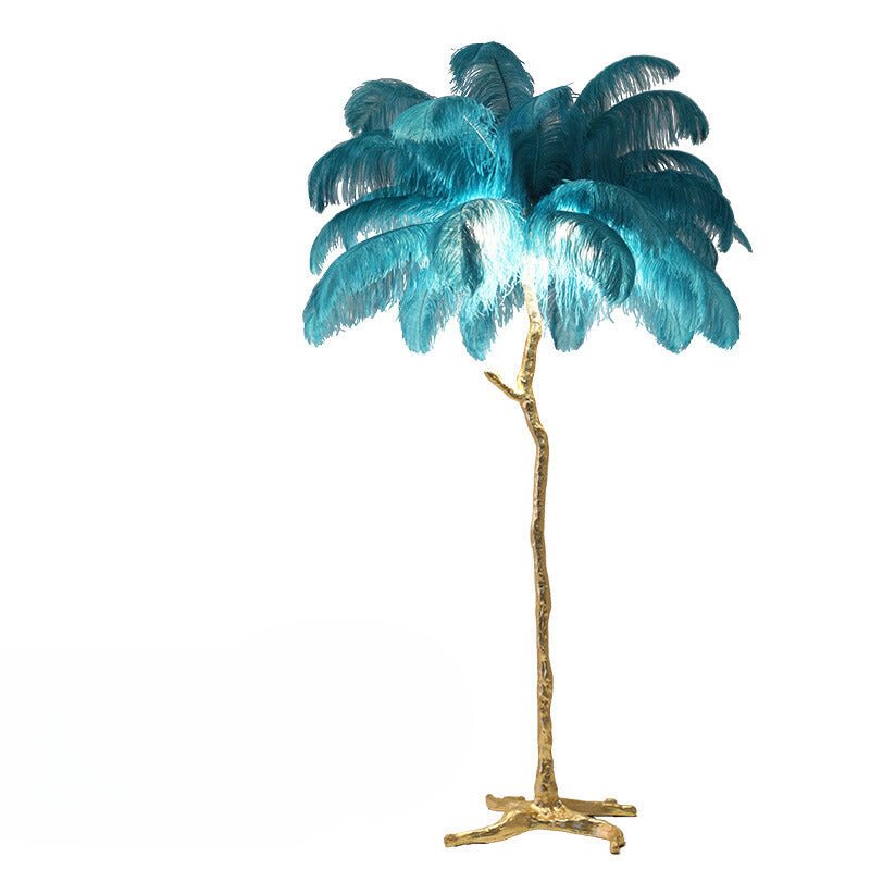 Variant image for Nordic Vloerlamp met Struisvogelveren – LED Staande Lamp voor Sfeervolle Verlichting in Woonkamer of Slaapkamer-14