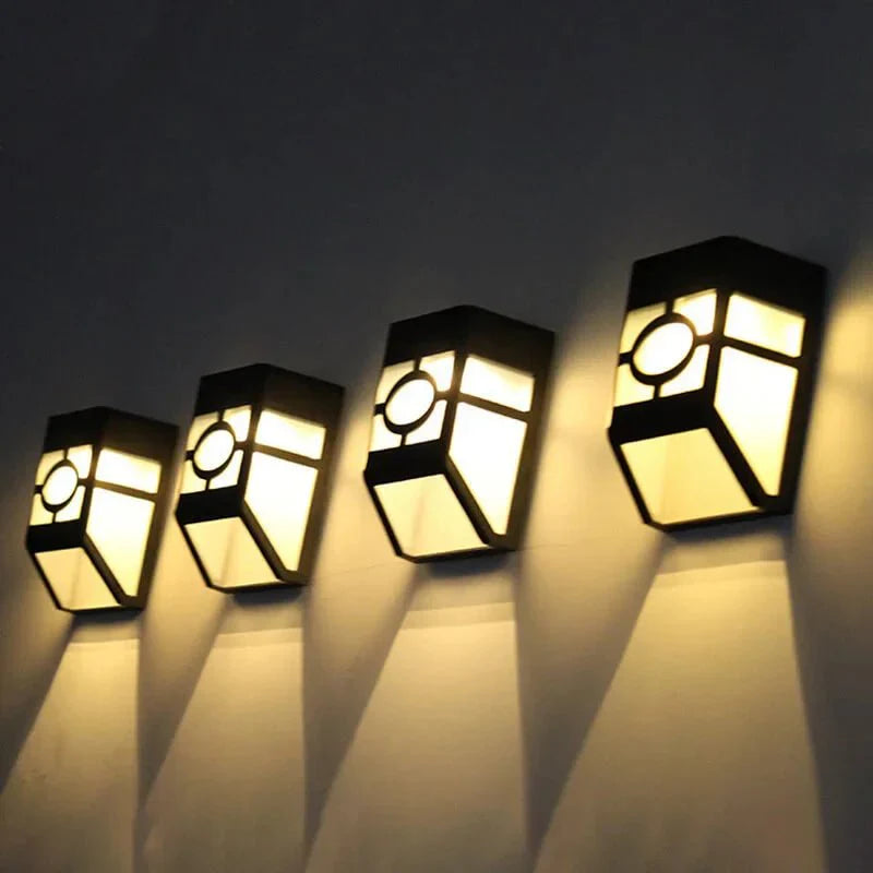 LUMORA Buitenlamp op Zonne-energie | Sfeervol Licht voor Gevel & Tuin