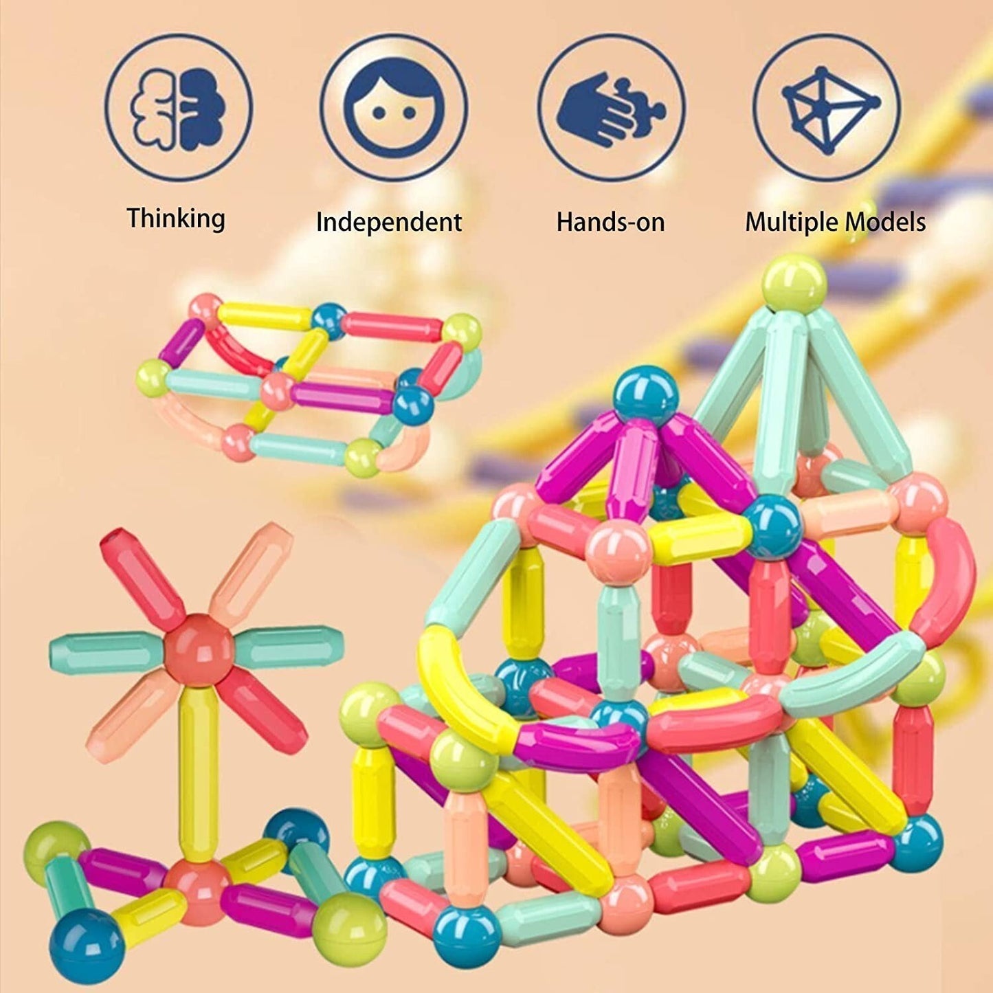 MAGNO - Magnetische bouwblokken voor kinderen | Educatief en creatief speelgoed