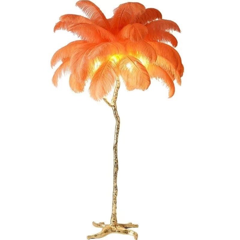 Variant image for Nordic Vloerlamp met Struisvogelveren – LED Staande Lamp voor Sfeervolle Verlichting in Woonkamer of Slaapkamer-26