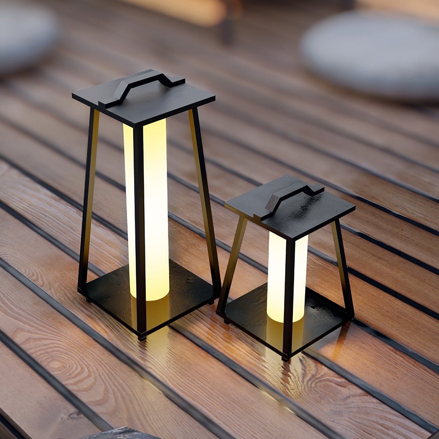 LUMENA Draagbare Buitenlamp | Warm LED Licht & Waterdicht voor Tuin & Terras