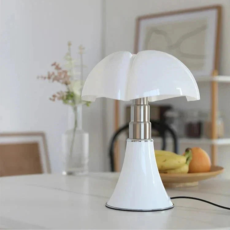 Vintage LED Tafellamp - Energiezuinig Retro Design in Acryl en Aluminium - Ideaal als Bureaulamp of Sfeerverlichting-4