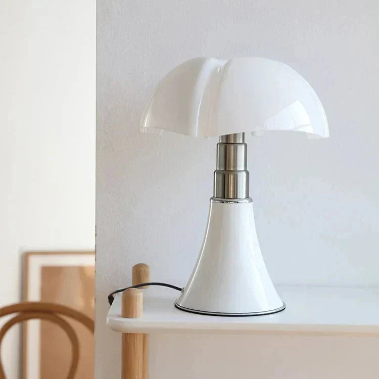 Vintage LED Tafellamp - Energiezuinig Retro Design in Acryl en Aluminium - Ideaal als Bureaulamp of Sfeerverlichting-5