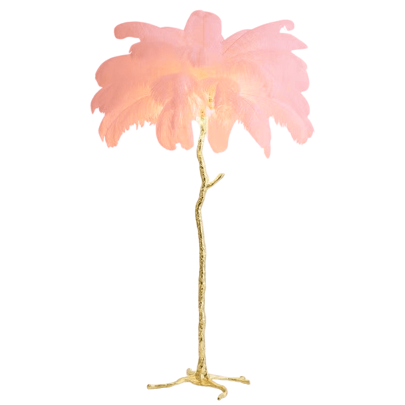 Variant image for Nordic Vloerlamp met Struisvogelveren – LED Staande Lamp voor Sfeervolle Verlichting in Woonkamer of Slaapkamer-32
