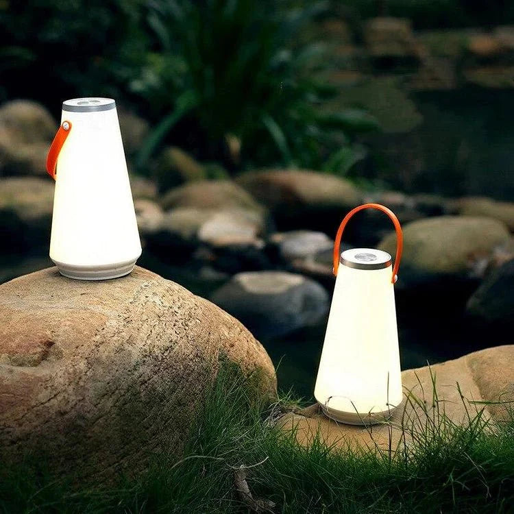 LUNORA LED Tafellamp Draadloos | Oplaadbaar & Sfeervol met Handvat