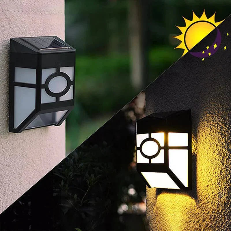 LUMORA Buitenlamp op Zonne-energie | Sfeervol Licht voor Gevel & Tuin