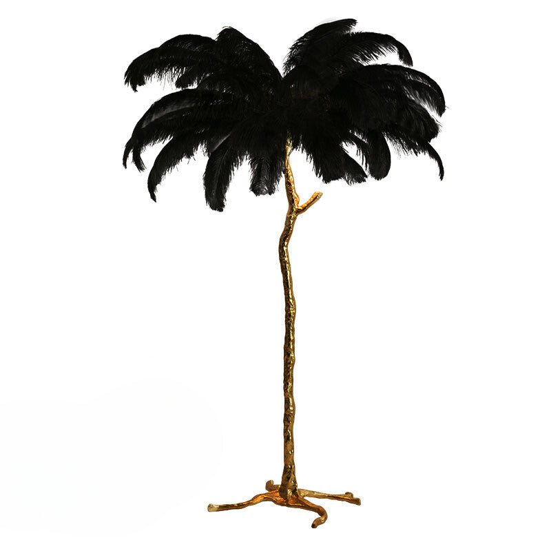 Variant image for Nordic Vloerlamp met Struisvogelveren – LED Staande Lamp voor Sfeervolle Verlichting in Woonkamer of Slaapkamer-8