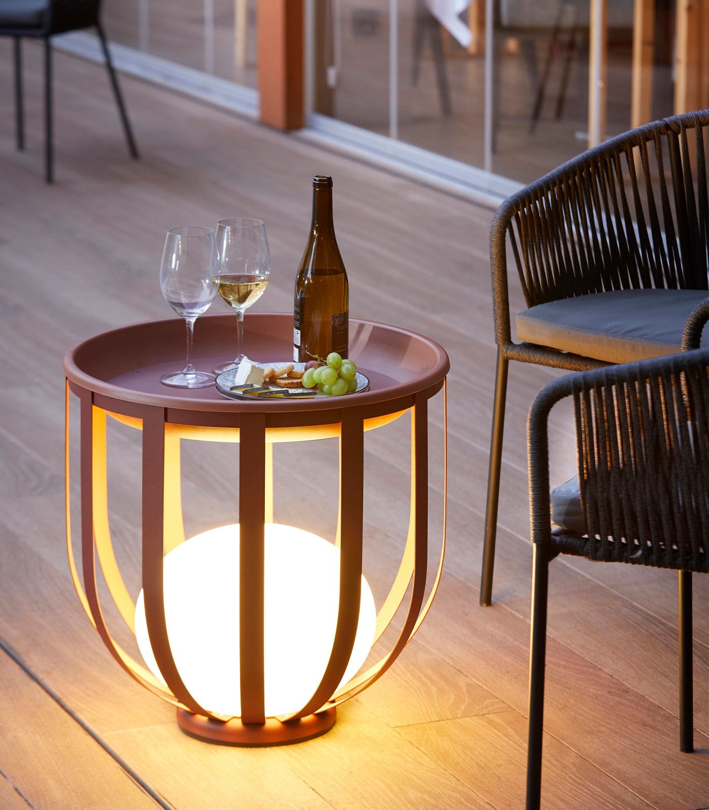 LUMBLOOM Luxe Buitenlamp | 2-in-1 Bloembak & Verlichting voor Tuin & Terras