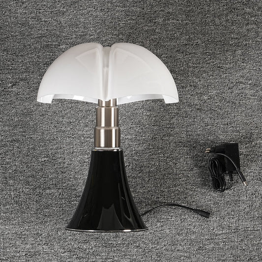 Vintage LED Tafellamp - Energiezuinig Retro Design in Acryl en Aluminium - Ideaal als Bureaulamp of Sfeerverlichting-1