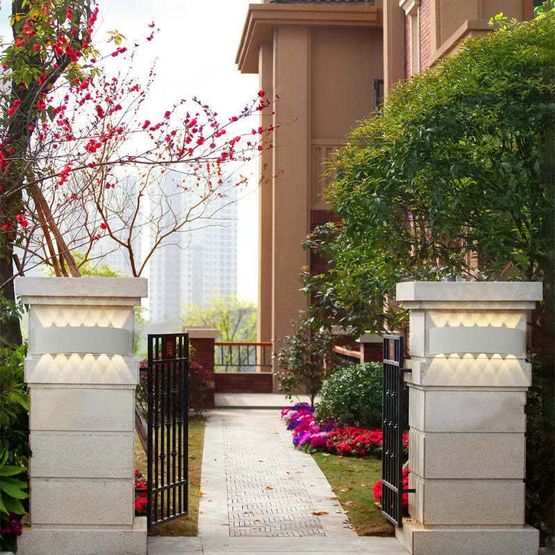 Buiten waterdicht aluminium LED wandlamp