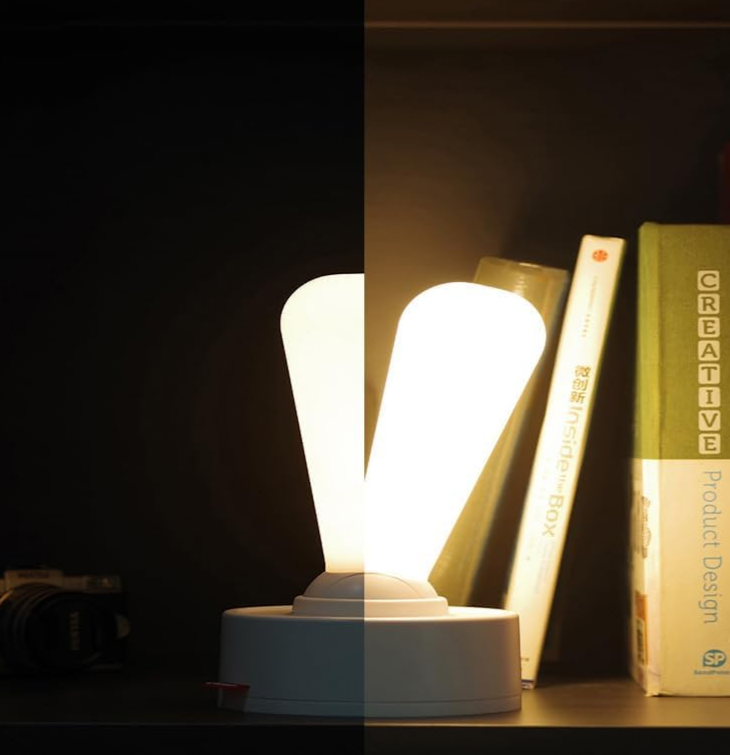 Retro Oplaadbare Tafellamp met Uniek Tuimelschakelaar en Verstelbare Helderheid - Draadloze en Draagbare Verlichting-4