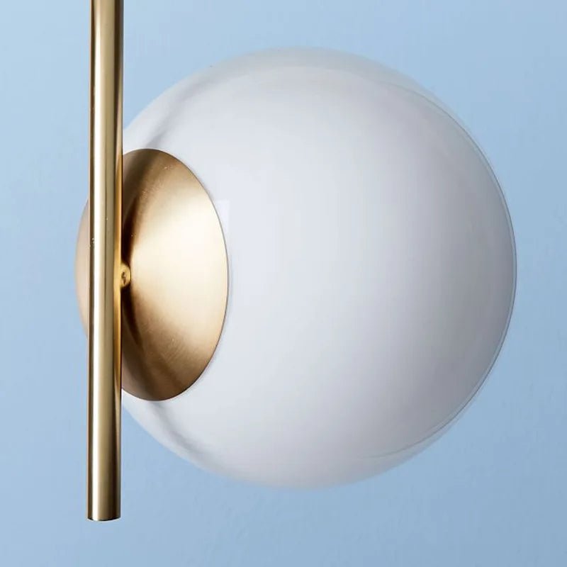 Deense Stijl Tafellamp met Glazen Accenten en Metalen Elementen – Luxe Minimalistisch Design, Hoogte 53 cm, Dimbare 3W LED-3