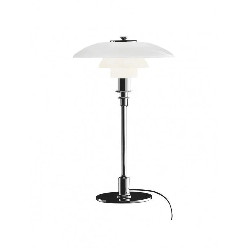 Variant image for Disc Zwarte Tafellamp met Mondgeblazen Opaalglas en Uniek Driekappensysteem – Moderne Verlichting voor een Gezellige Sfeer-1