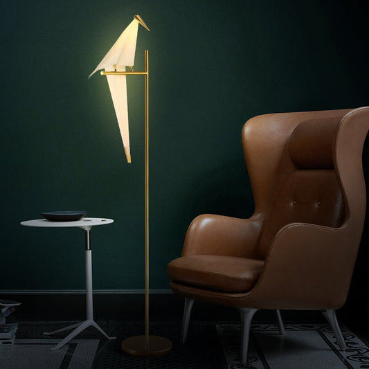 Origami Stijl Magnetische Vogellamp - Uniek Ontwerp met Warm Licht voor Eenvoudige Installatie op Metalen Oppervlakken-1