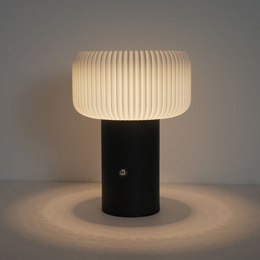 Paddestoel Tafellamp met 3-Kleuren Dimmer - Uniek Metaal en Acryl Nachtlampje voor Slaapkamer en Restaurant-1