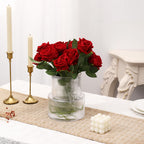 LUMINA - Elegante geribbelde glazen vaas