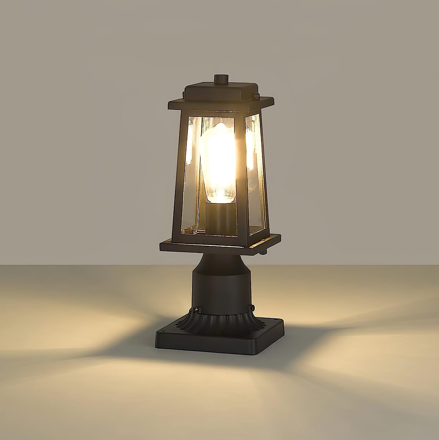 LUMORA Buitenlantaarn | Klassiek Zwart & Weerbestendig Design