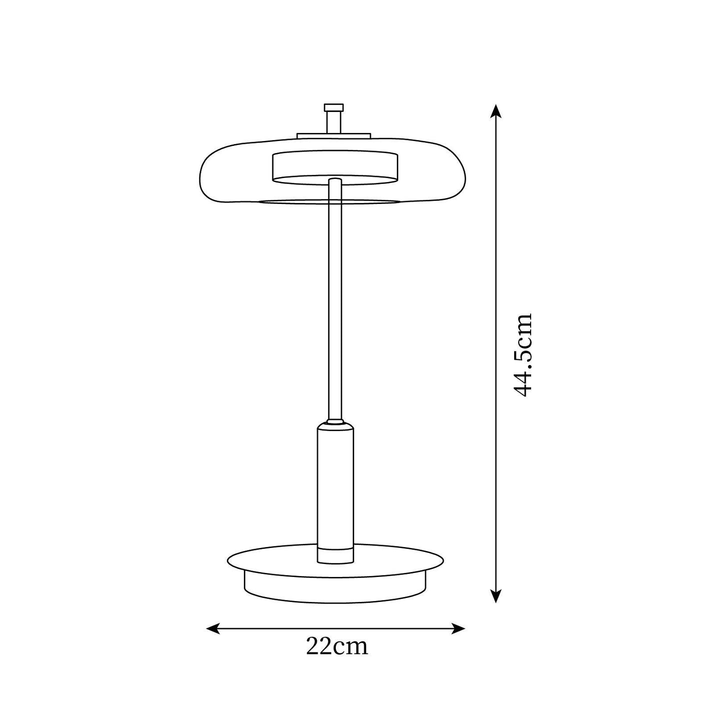 Moderne Tafellamp met LED-technologie en Glazen Kap - Elegante Verlichting voor Elke Kamer-4