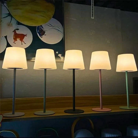 Moderne Draadloze Tafellamp - Oplaadbare LED Lamp met 16 Lichtkleuren en Draagbaar Ontwerp-1