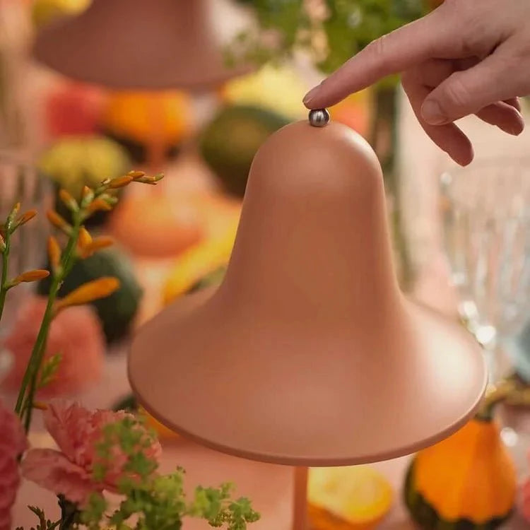 Draagbare Oplaadbare Draadloze Tafellamp met Aanraakdimmer - Modern Design in Diverse Kleuren, 18x33cm-5