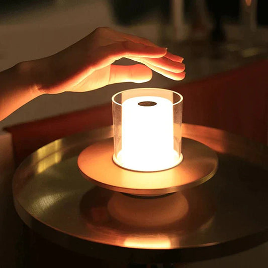 Moderne LED Kaarslamp met Inductietechnologie - Veilig en Stijlvol Design voor Elke Ruimte-1