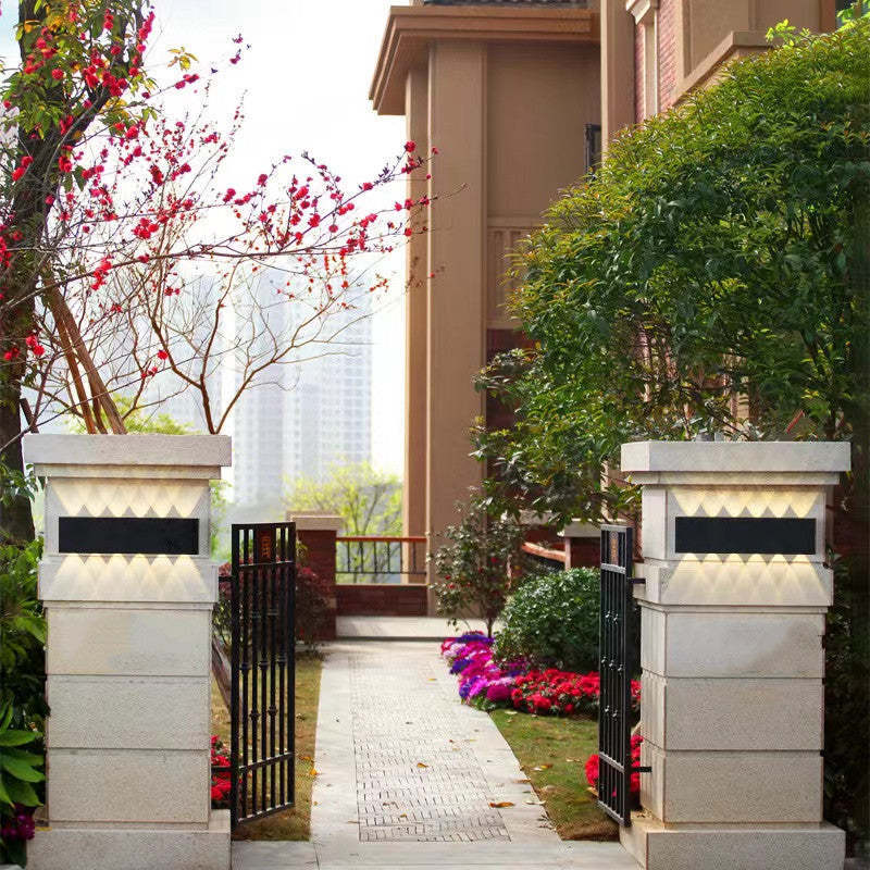 Buiten waterdicht aluminium LED wandlamp