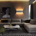 Buiten waterdicht aluminium LED wandlamp