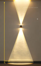 SOLARGLIDE Solar Wandlamp Gevellamp – Draadloze Buitenverlichting met Zonnepaneel & Verstelbare Lichtstraal | IP54 Weerbestendig