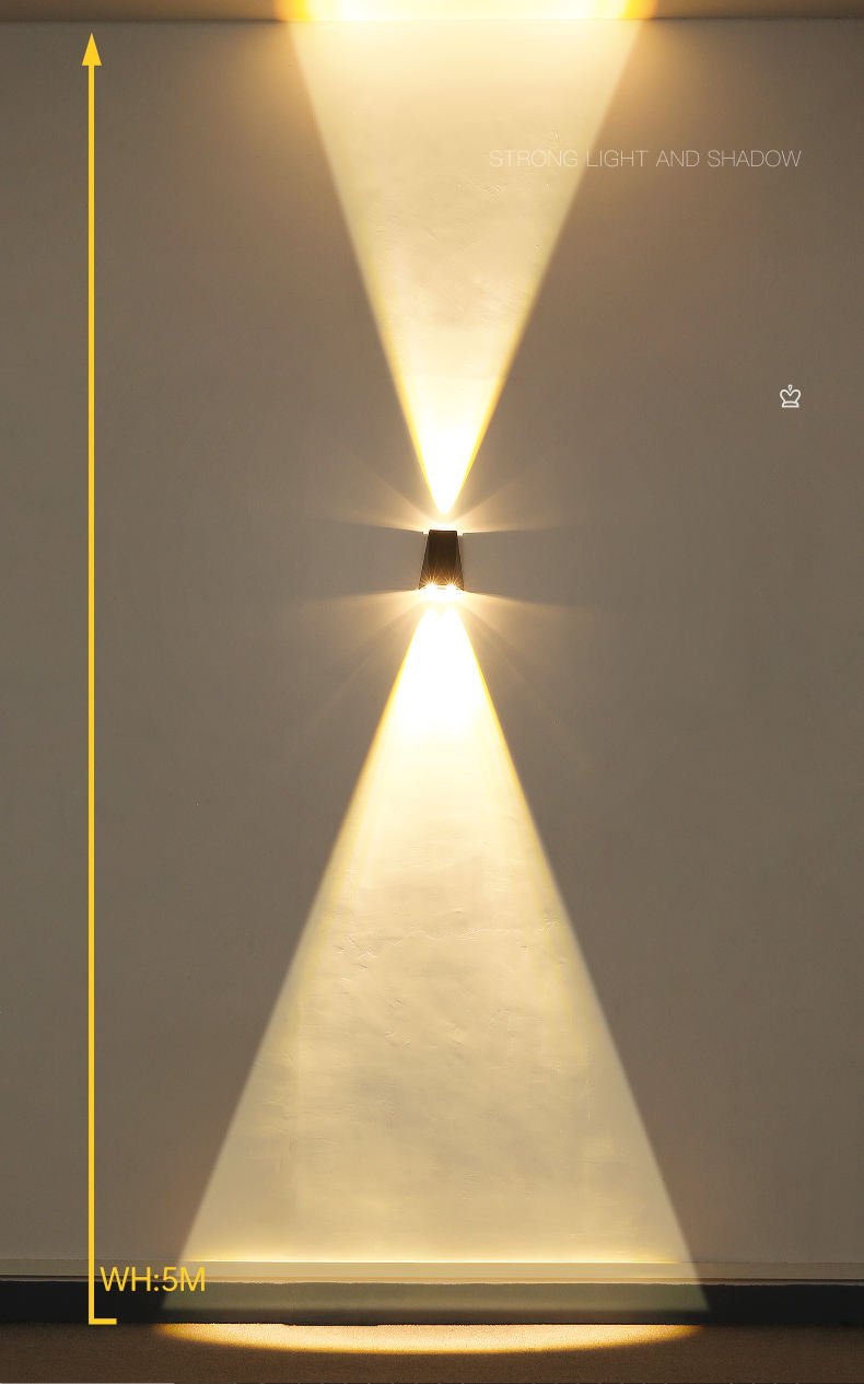 SOLARGLIDE Solar Wandlamp Gevellamp – Draadloze Buitenverlichting met Zonnepaneel & Verstelbare Lichtstraal | IP54 Weerbestendig