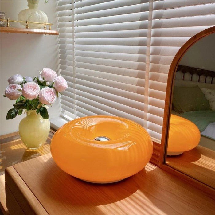 Bauhaus Donut Wandlamp en Tafellamp - Dimbare LED Verlichting van Glas en Metaal, Uniek Design, 30cm Diameter-4