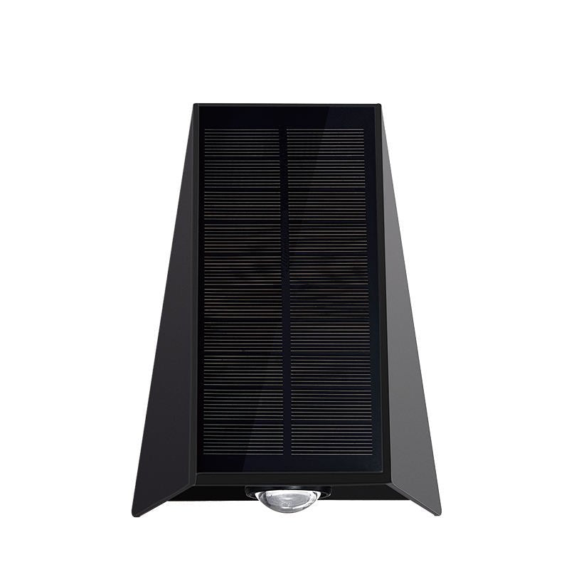 SOLARGLIDE Solar Wandlamp Gevellamp – Draadloze Buitenverlichting met Zonnepaneel & Verstelbare Lichtstraal | IP54 Weerbestendig